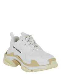 Balenciaga Womens Triple S Low-Top Sneakers