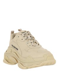 Balenciaga Womens Triple S Low-Top Sneakers