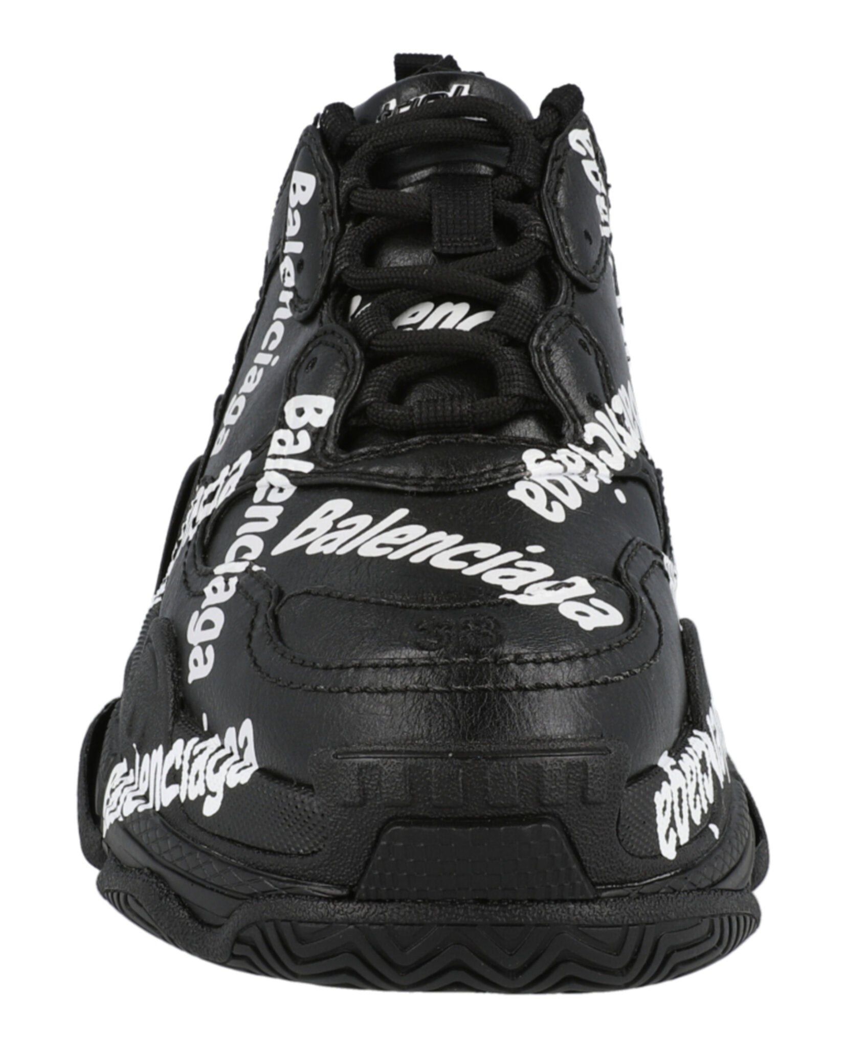 Balenciaga Womens Triple S Logotype Sneakers