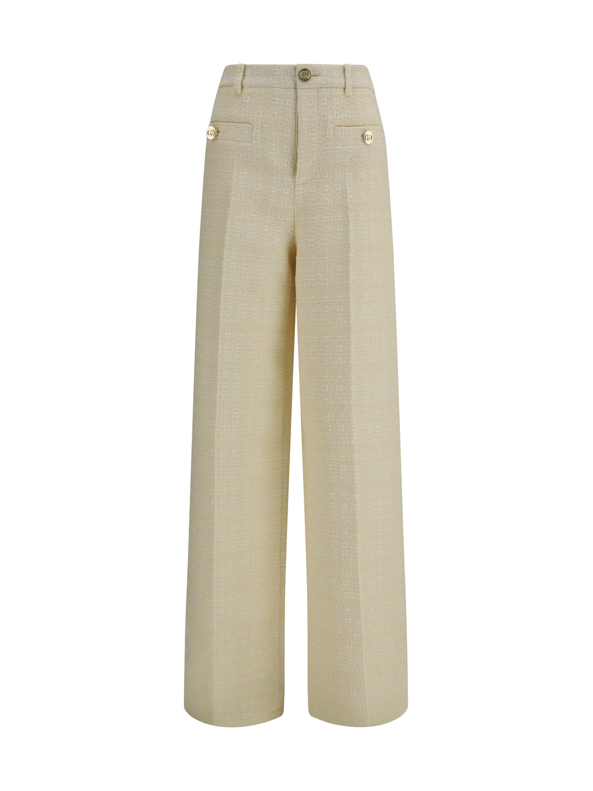 Gucci Women Cotton Tweed Check Pants