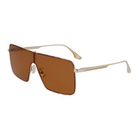 Victoria Beckham Sunglasses Shield Full Rim, Gunmetal Frame and Midnight Blue Lens VB238S041