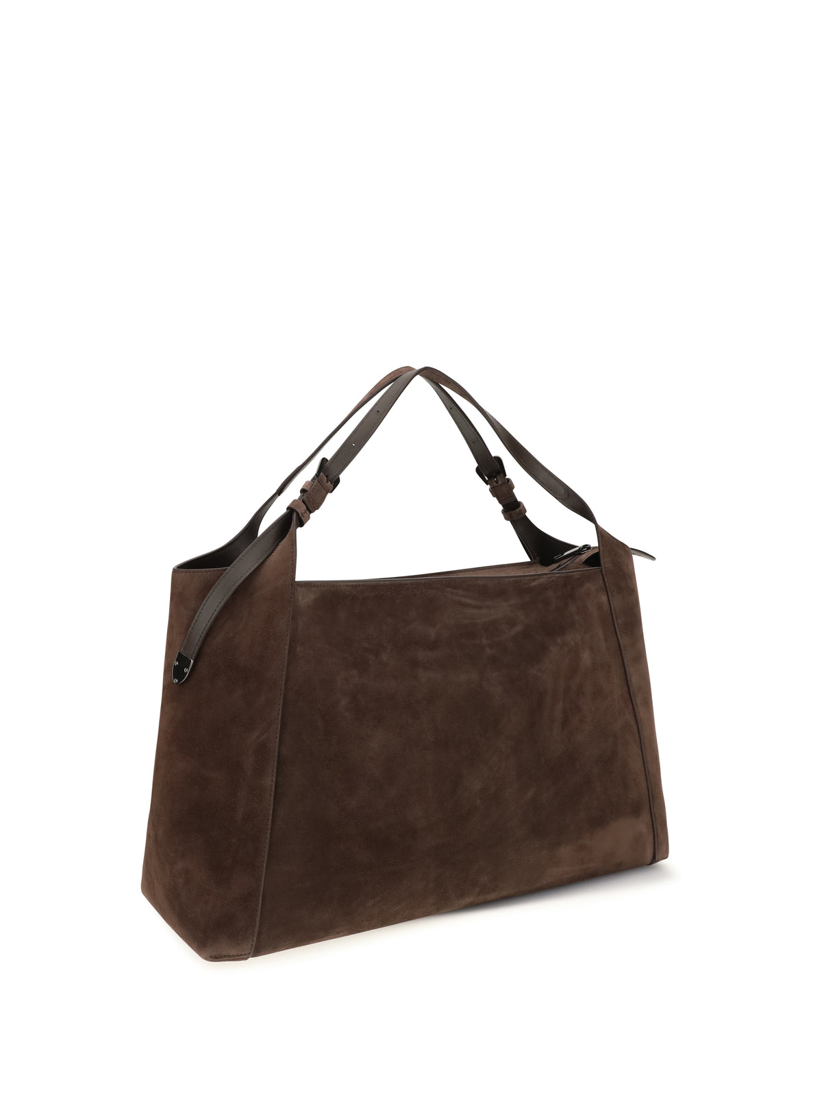 Brunello Cucinelli Women Sartorial Suede Shoulder Bag