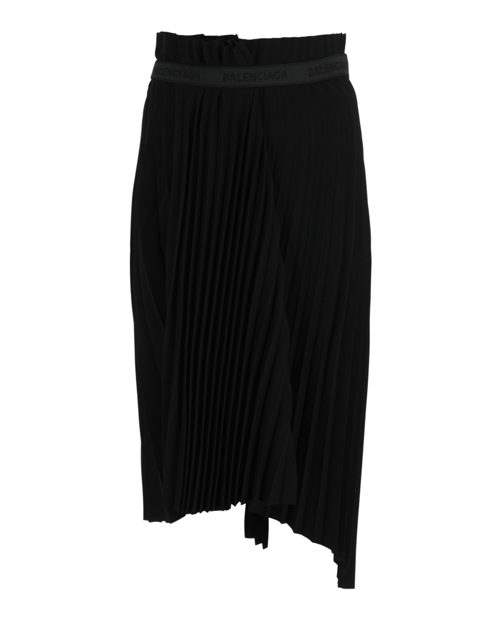 Balenciaga Balenciaga Womens Fancy Pleated Asymmetric Skirt