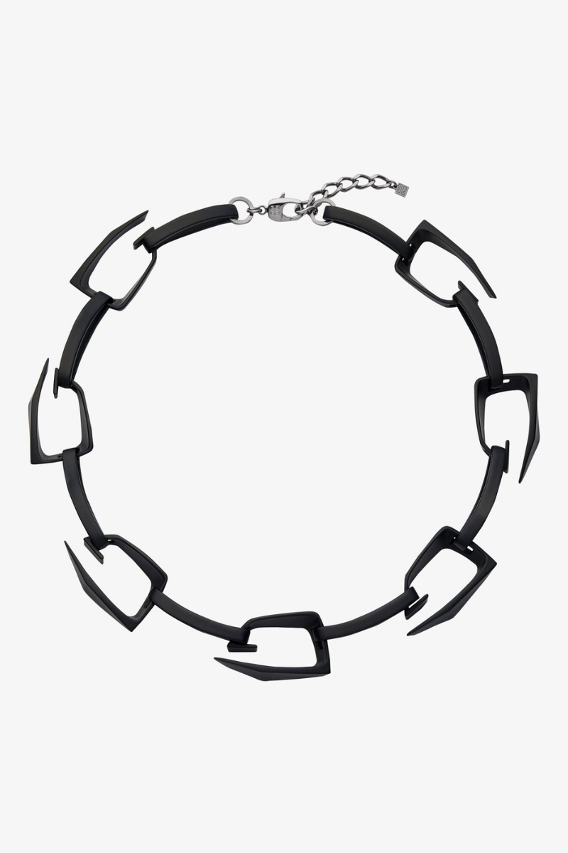 Givenchy Giv Cut Black Large Necklace_Black