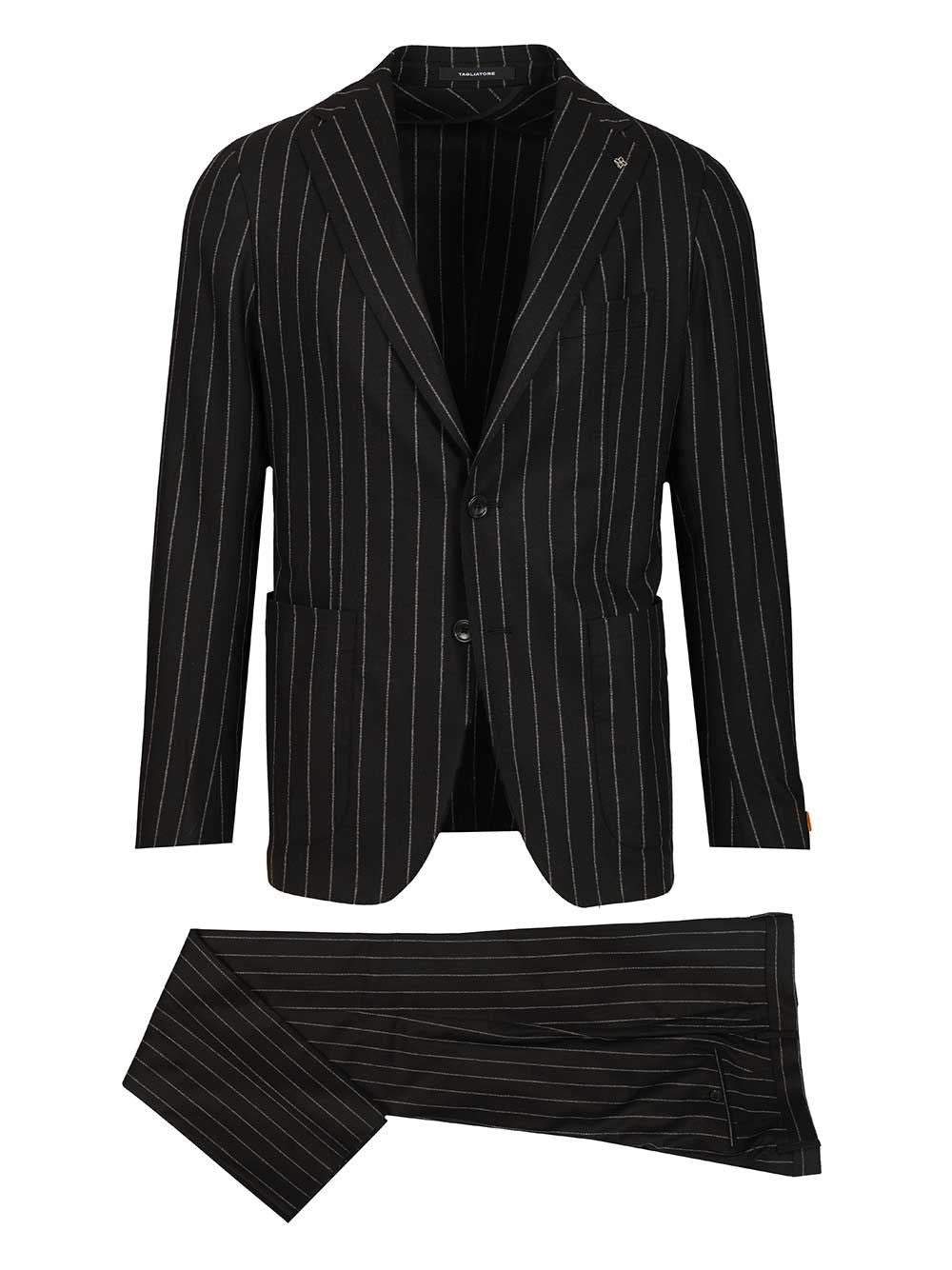 Tagliatore Tagliatore Men "Montecarlo" Pinstriped Suit