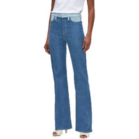 Womens Slit Denim Bootcut Jeans