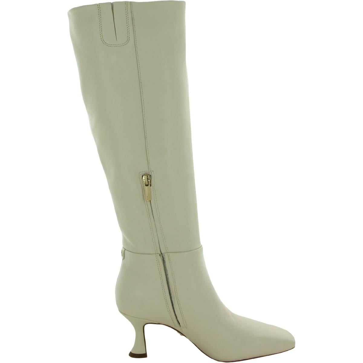 Leigh Womens Zipper Square Toe Knee-High Boots