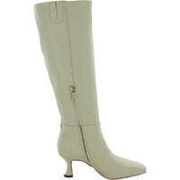 Leigh Womens Zipper Square Toe Knee-High Boots