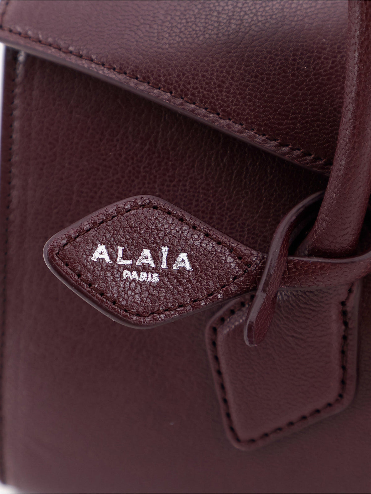 ALAIA Alaia Women Le Teckel Flap Leather Handbag