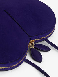 ALAIA Alaia Women Le Coeur Suede Crossbody Bag