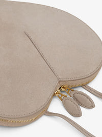 ALAIA Alaia Women Le Coeur Suede And Leather Crossbody Bag