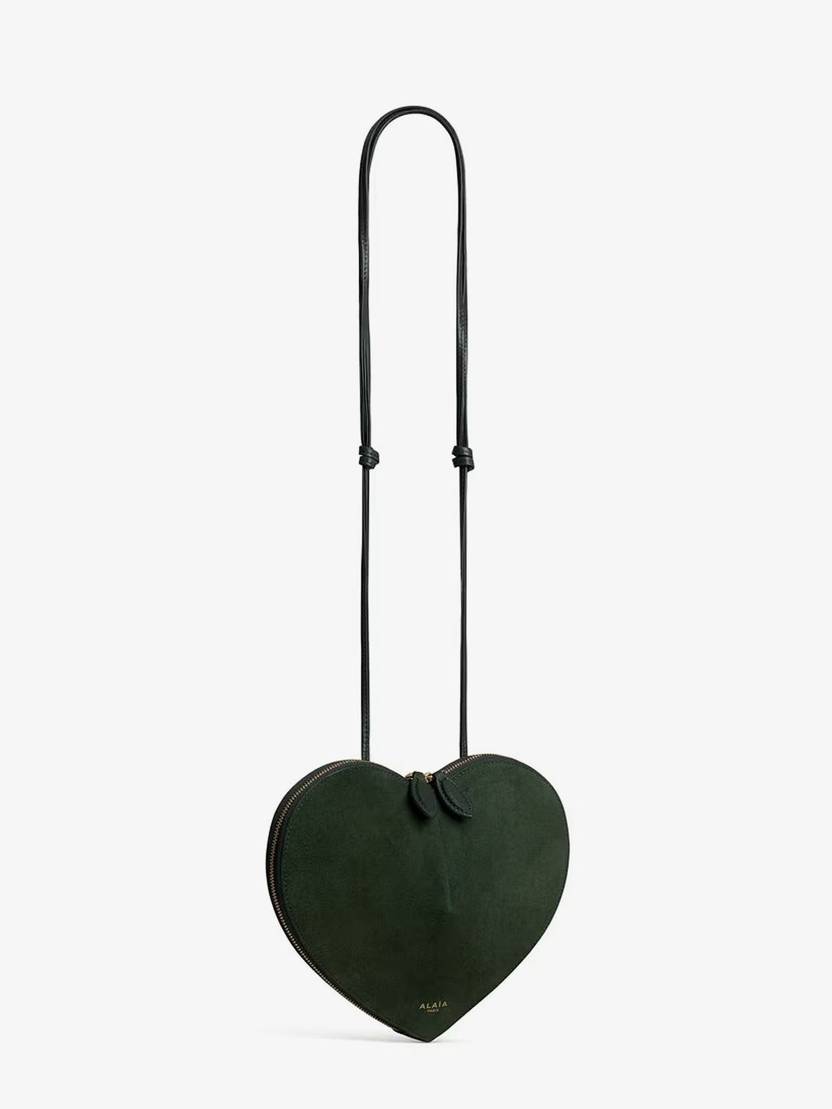 ALAIA Alaia Women Le Coeur Suede Crossbody Bag