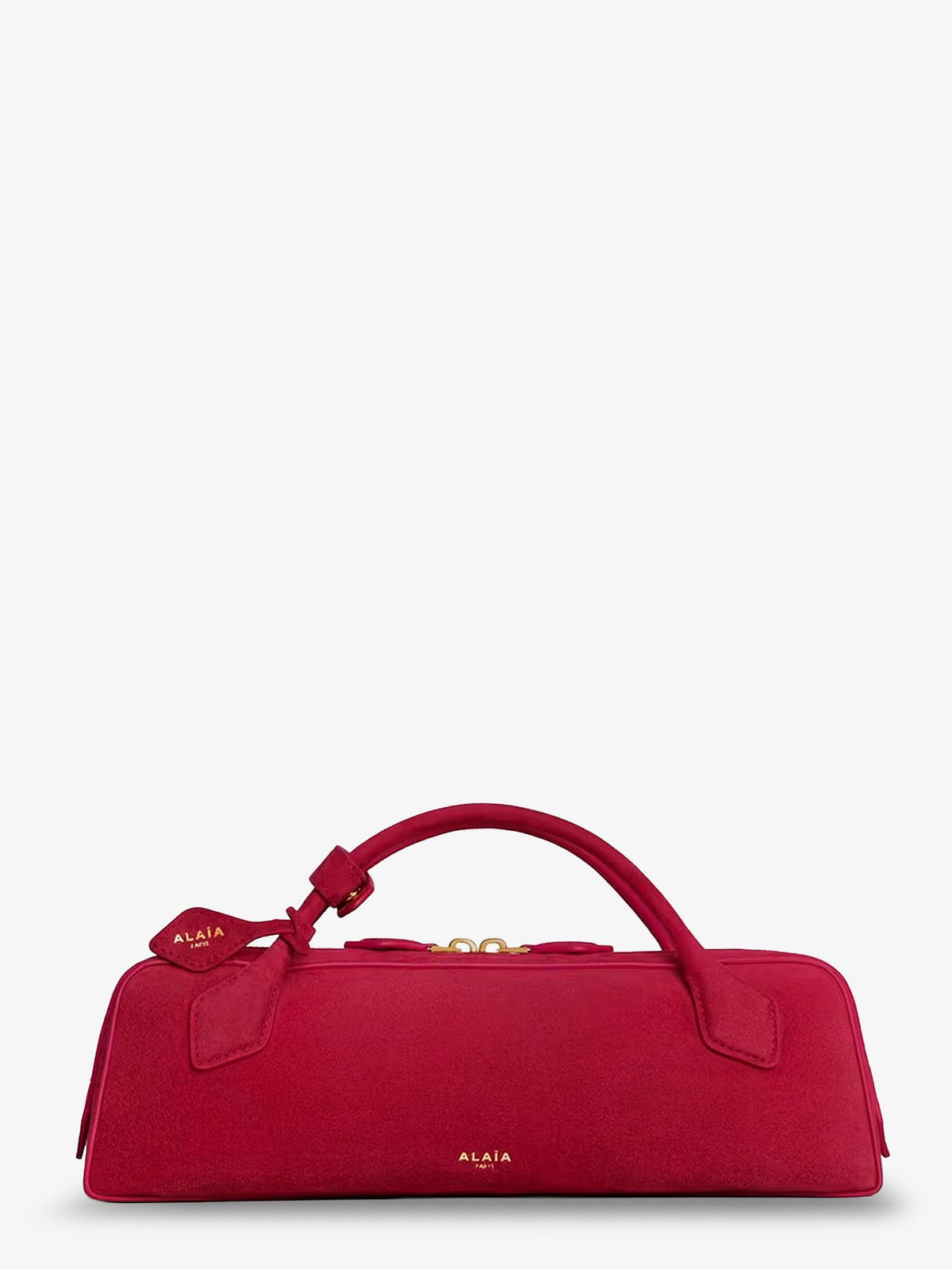 Alaia Women Teckel Clutch Suede Handbag