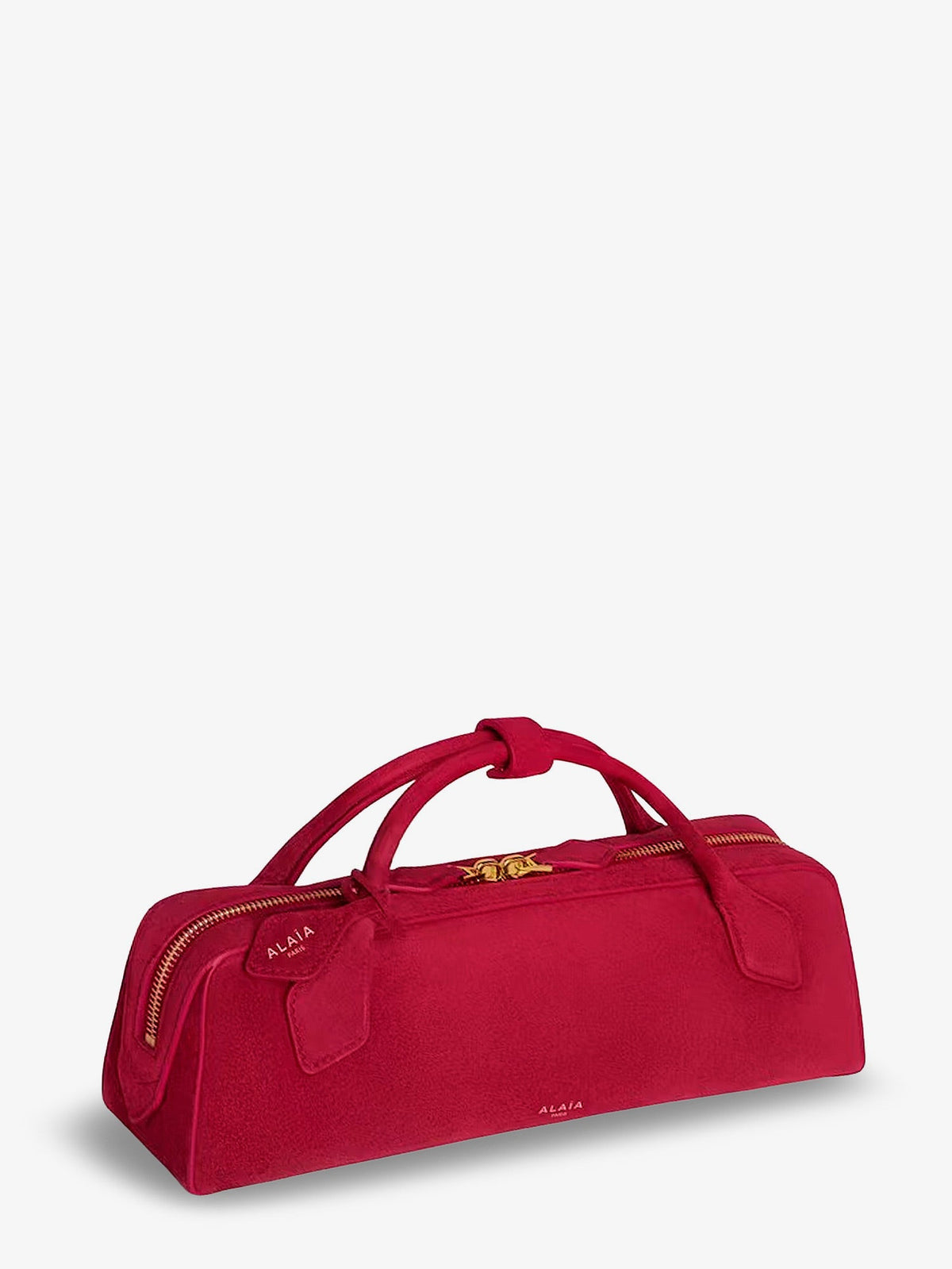 Alaia Women Teckel Clutch Suede Handbag