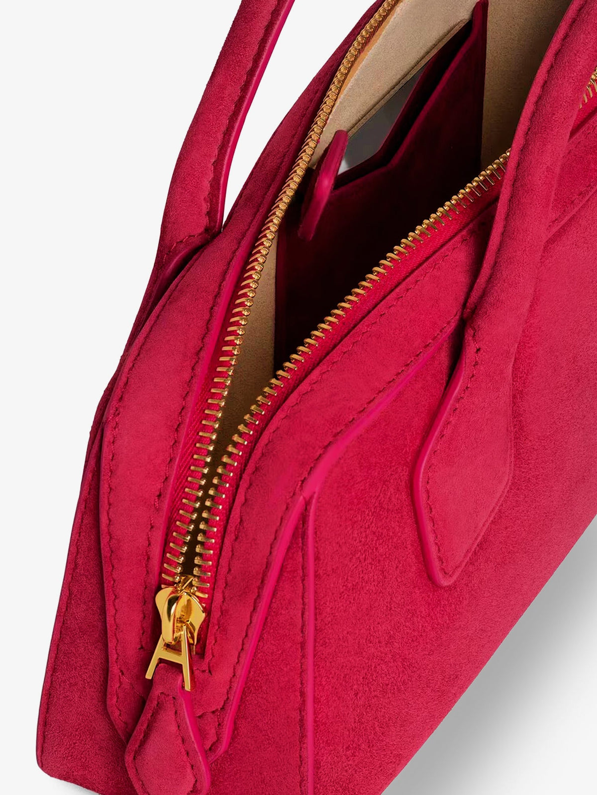 Alaia Women Teckel Clutch Suede Handbag