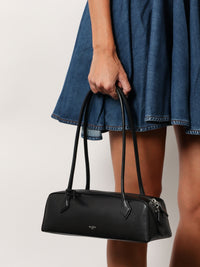 ALAIA Alaia Women Le Teckel Medium Leather Shoulder Bag