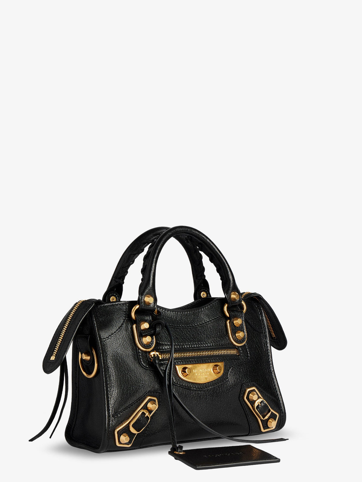 Balenciaga Women Le City Uptown Mini Leather Handbag