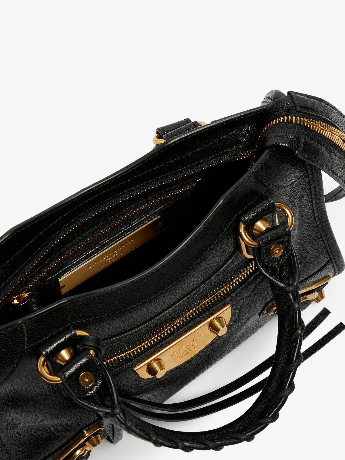 Balenciaga Women Le City Uptown Mini Leather Handbag