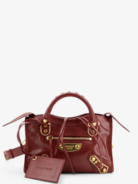 Balenciaga Women Le City Uptown Mini Leather Handbag