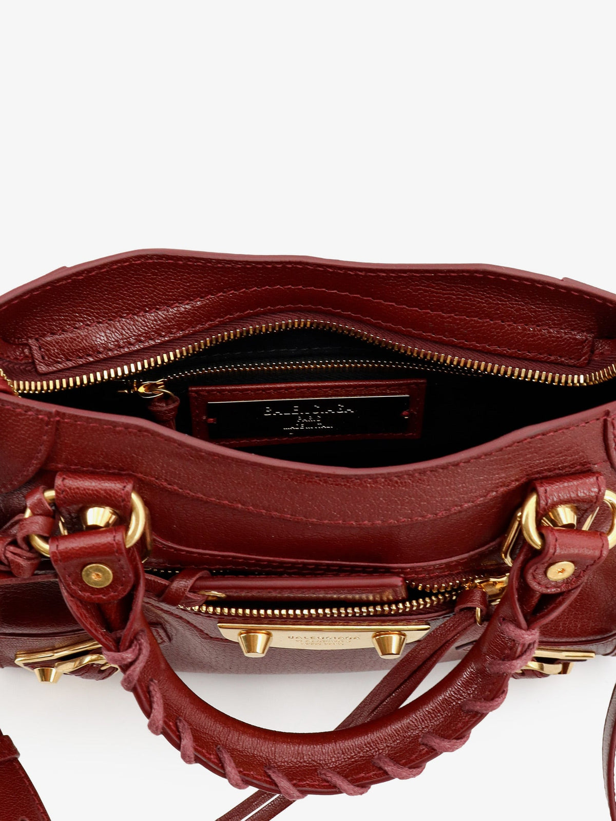 Balenciaga Women Le City Uptown Mini Leather Handbag