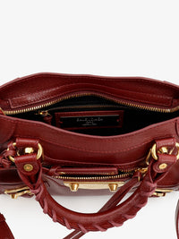 Balenciaga Women Le City Uptown Mini Leather Handbag