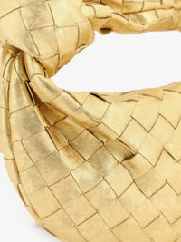 BOTTEGA VENETA Bottega Veneta Women Mini Jodie Leather Handbag With A Foggy Mirror Effect Braided Motif