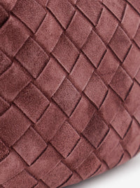 BOTTEGA VENETA Bottega Veneta Women Mini Jodie Intrecciato Suede Handbag