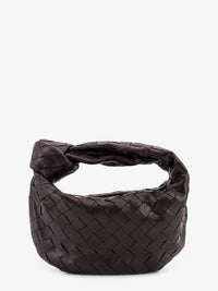 Bottega Veneta Women Mini Jodie Leather Handbag With Intrecciato Motif