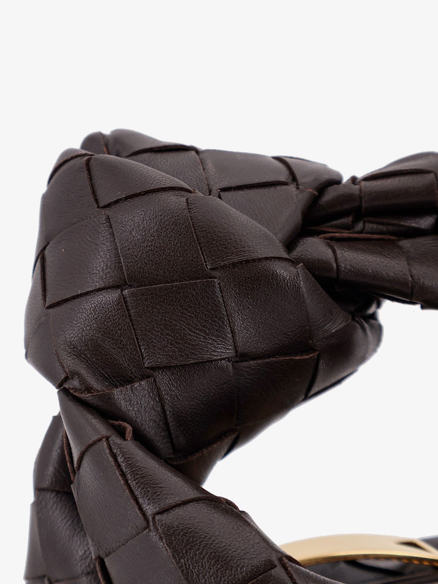 Bottega Veneta Women Mini Jodie Leather Handbag With Intrecciato Motif
