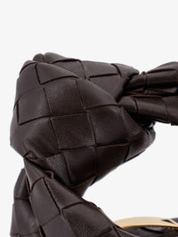 Bottega Veneta Women Mini Jodie Leather Handbag With Intrecciato Motif