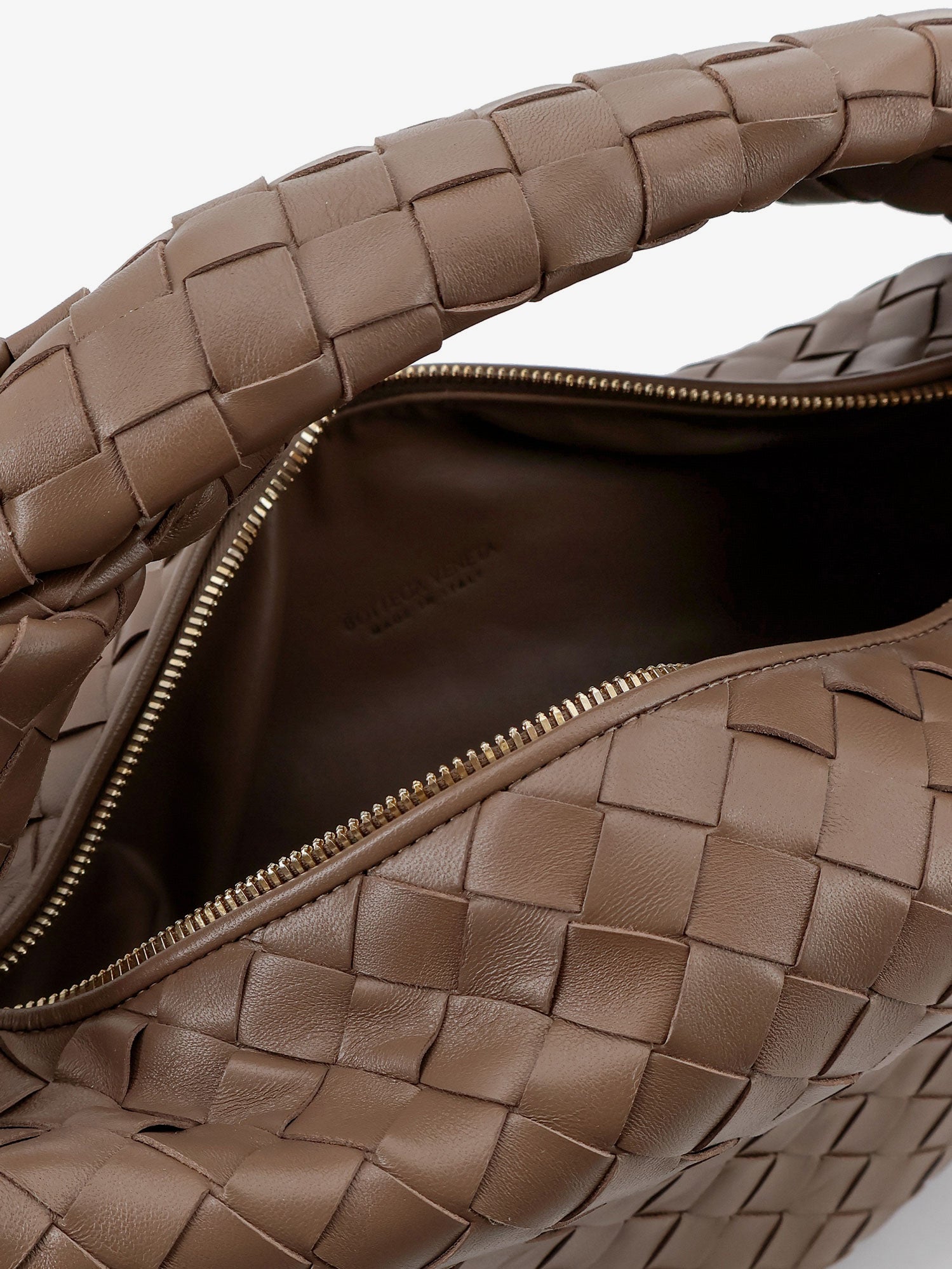 Bottega Veneta Women Jodie Small Leather Handbag With Intrecciato Motif