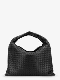 BOTTEGA VENETA Bottega Veneta Women Hop Hobo Leather Shoulder Bag With Intreccio Pattern