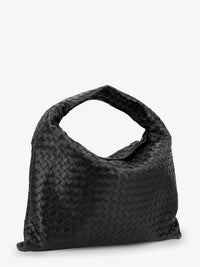 BOTTEGA VENETA Bottega Veneta Women Hop Hobo Leather Shoulder Bag With Intreccio Pattern