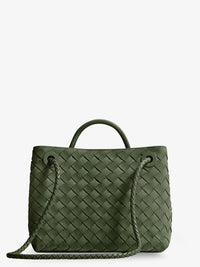 BOTTEGA VENETA Bottega Veneta Women Small Andiamo Suede Handbag With Intrecciato Motif