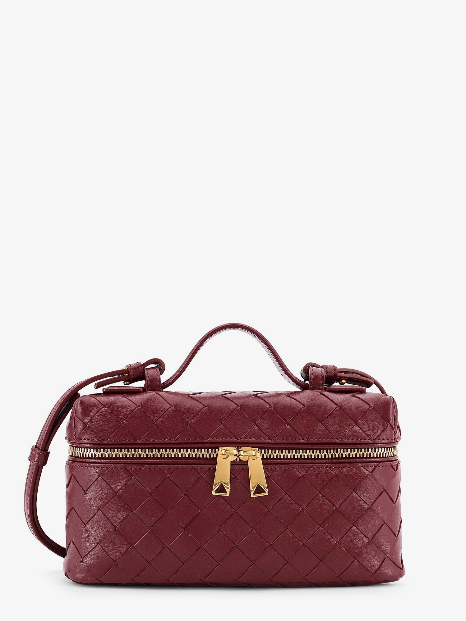 BOTTEGA VENETA Bottega Veneta Women Bang Bang Leather Vanity Case With Intrecciato Motif