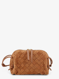 BOTTEGA VENETA Bottega Veneta Women Pochette Concert Suede Crossbody Bag