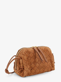 BOTTEGA VENETA Bottega Veneta Women Pochette Concert Suede Crossbody Bag
