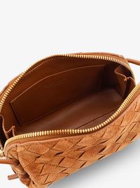 BOTTEGA VENETA Bottega Veneta Women Pochette Concert Suede Crossbody Bag