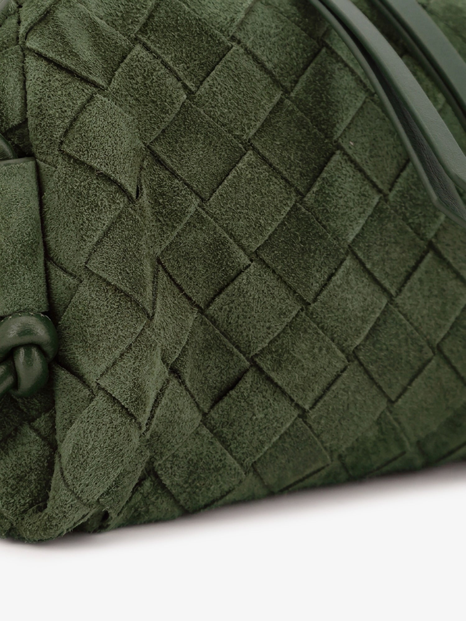 BOTTEGA VENETA Bottega Veneta Women Concert Pochette Suede Crossbody Bag
