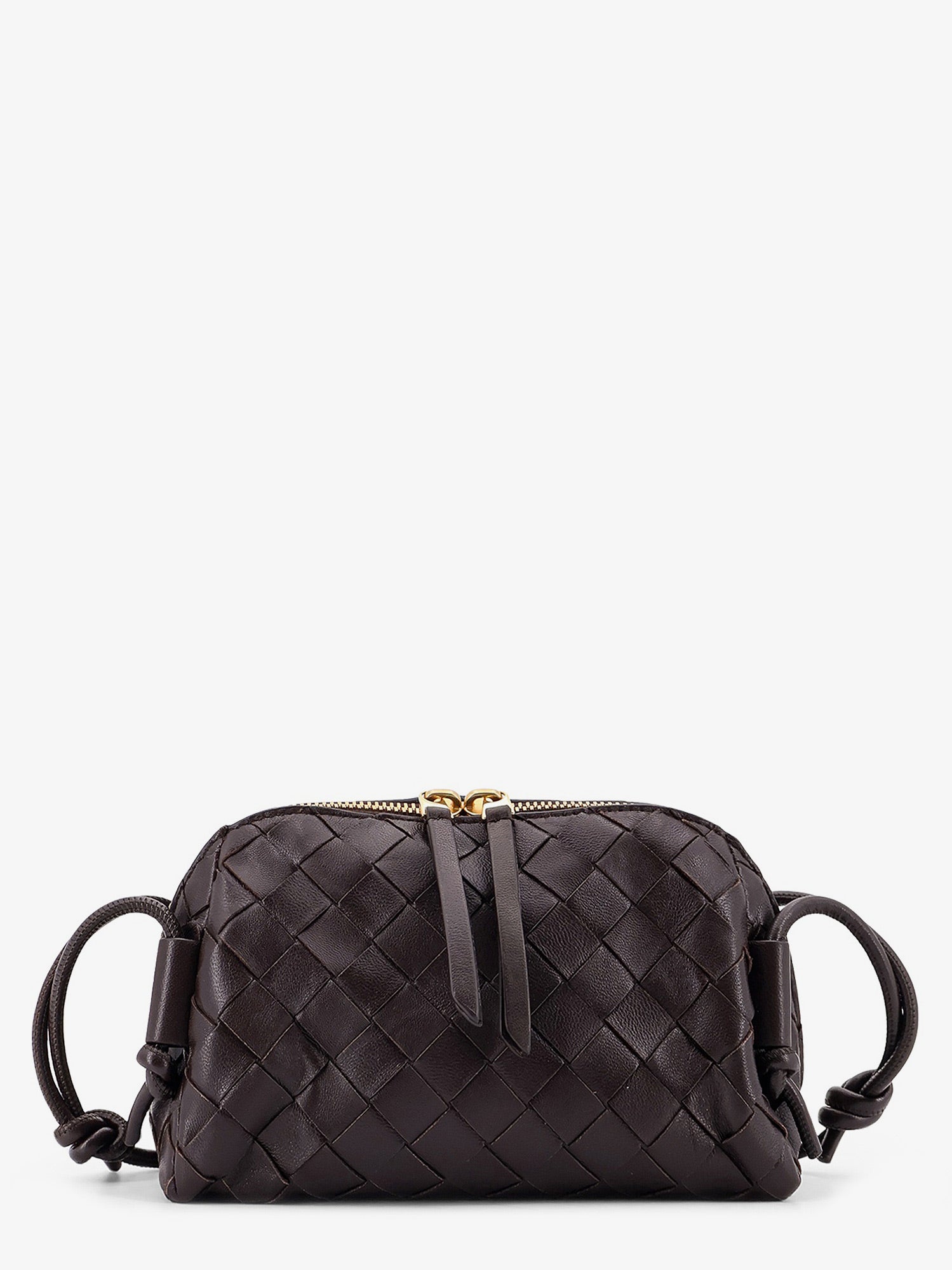 BOTTEGA VENETA Bottega Veneta Women Leather Clutch With Intrecciato Concert Motif