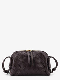 BOTTEGA VENETA Bottega Veneta Women Leather Clutch With Intrecciato Concert Motif