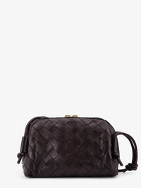 BOTTEGA VENETA Bottega Veneta Women Leather Clutch With Intrecciato Concert Motif