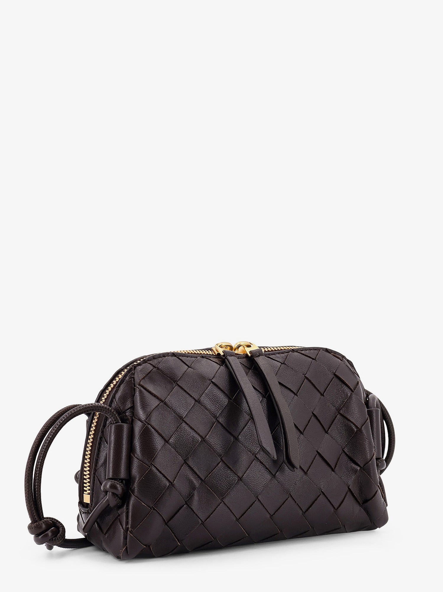 BOTTEGA VENETA Bottega Veneta Women Leather Clutch With Intrecciato Concert Motif