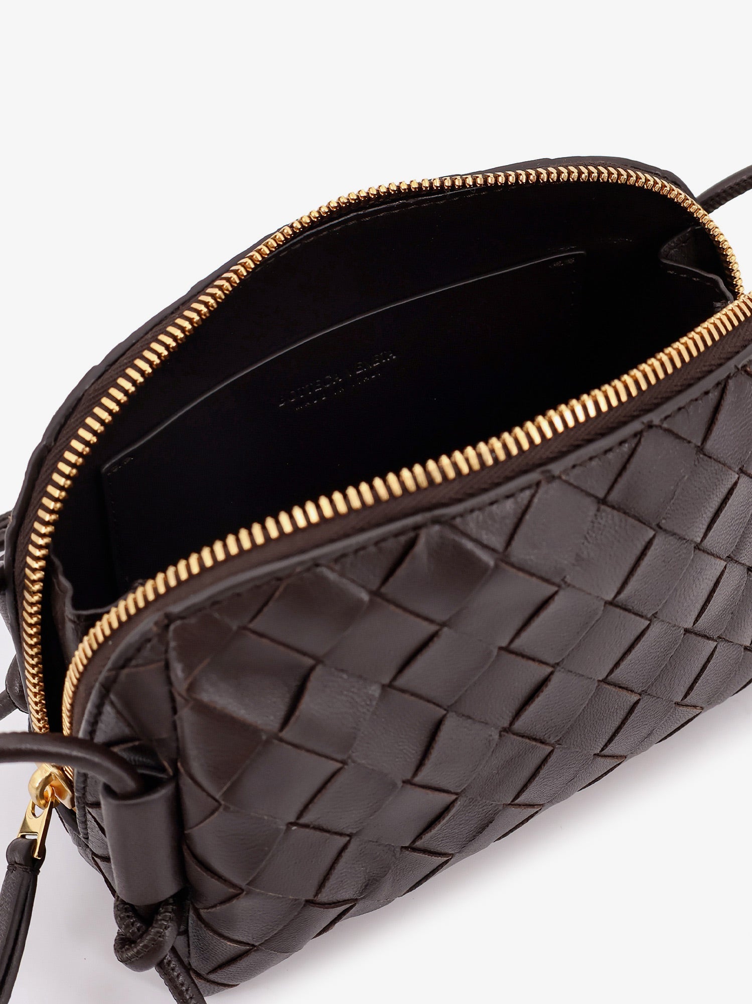 BOTTEGA VENETA Bottega Veneta Women Leather Clutch With Intrecciato Concert Motif