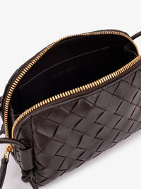 BOTTEGA VENETA Bottega Veneta Women Leather Clutch With Intrecciato Concert Motif