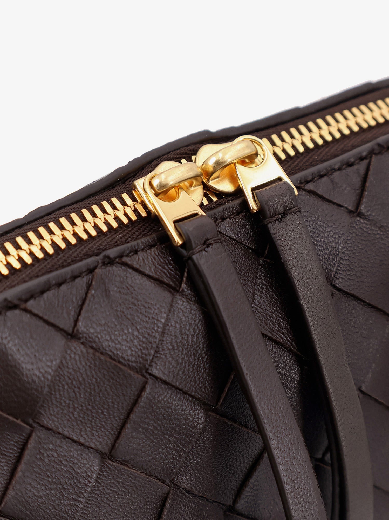 BOTTEGA VENETA Bottega Veneta Women Leather Clutch With Intrecciato Concert Motif