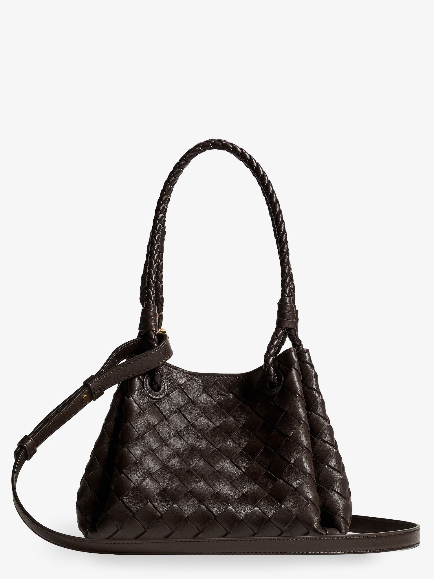 BOTTEGA VENETA Bottega Veneta Women Parachute Leather Crossbody Bag
