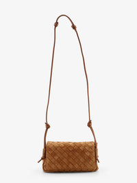 Bottega Veneta Women Notturno Suede Pouch