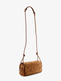 Bottega Veneta Women Notturno Suede Pouch