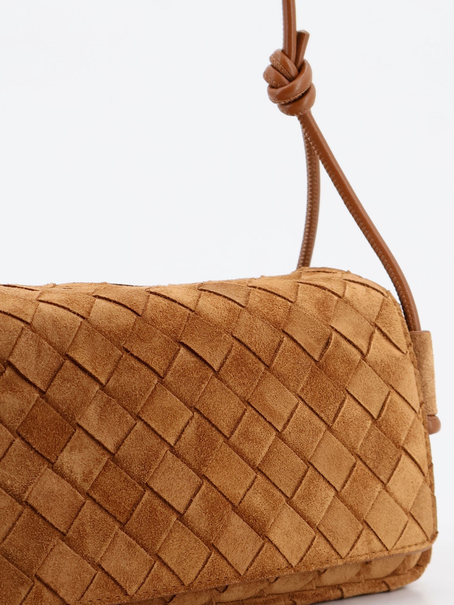Bottega Veneta Women Notturno Suede Pouch
